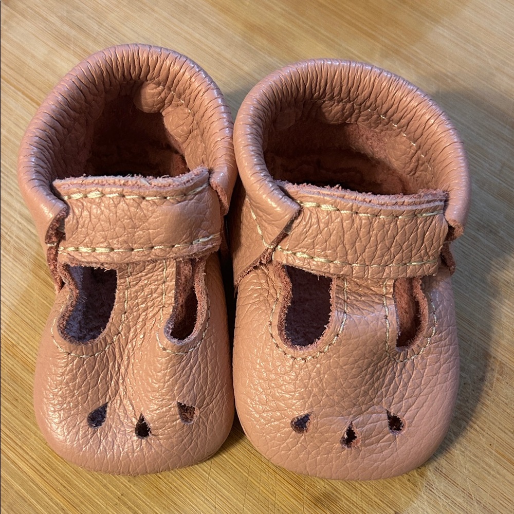 Freshly Picked Pink Mary Janes - Size 1
